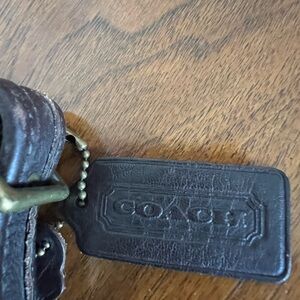 Coach Dark Brown Leather Briefcase